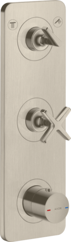 暗装两功能恒温模块380/120，带面板