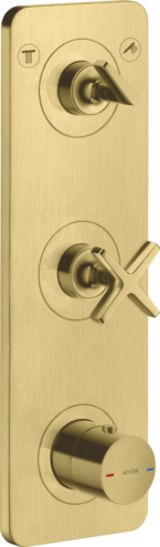 暗装两功能恒温模块380/120，带面板