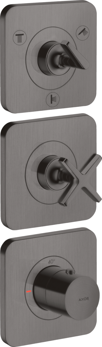 暗装三功能恒温模块380/120，带装饰盖