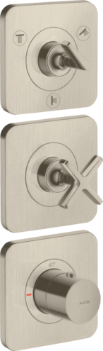 暗装三功能恒温模块380/120，带装饰盖