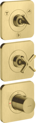 暗装三功能恒温模块380/120，带装饰盖