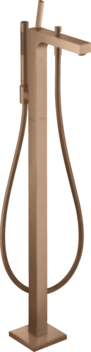 落地式单把手浴缸龙头，带摇杆把手