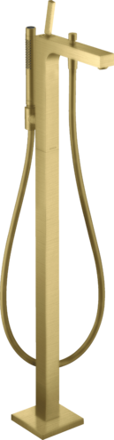 落地式单把手浴缸龙头，带摇杆把手