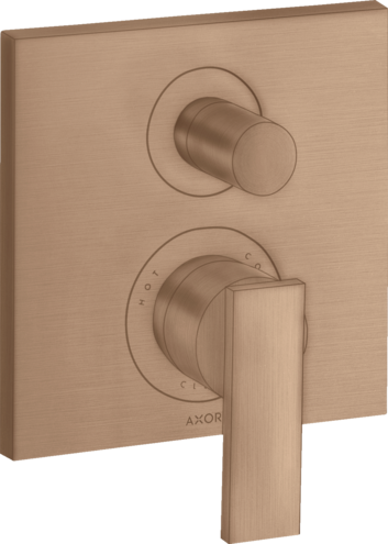 暗装单把手浴缸龙头，带一字把手