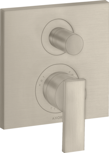 暗装单把手浴缸龙头，带一字把手