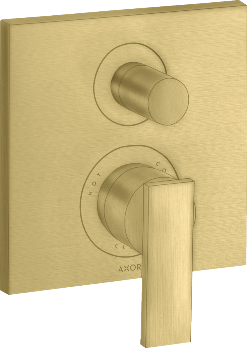 暗装单把手浴缸龙头，带一字把手