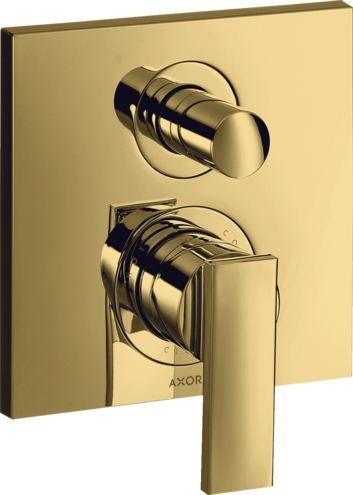 暗装单把手浴缸龙头，带一字把手