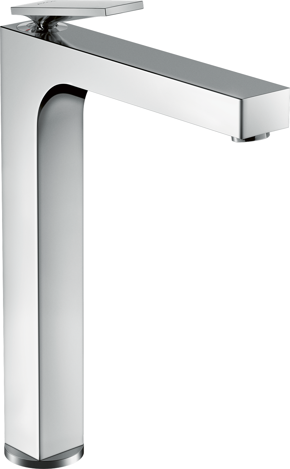 单把面盆龙头280，带一字把手和长流水型落水套件