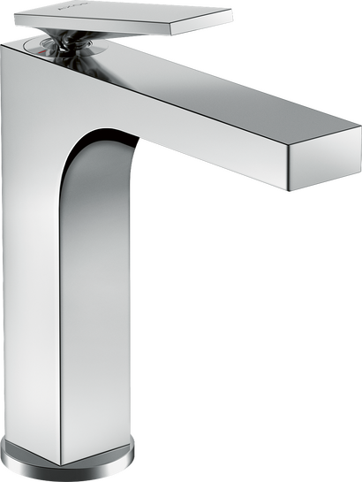 单把面盆龙头160，带一字把手和提拉落水套件