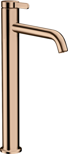 单把面盆龙头260，带一字把手和长流水型落水套件