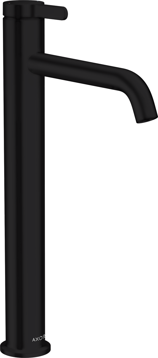 单把面盆龙头260，带一字把手和长流水型落水套件