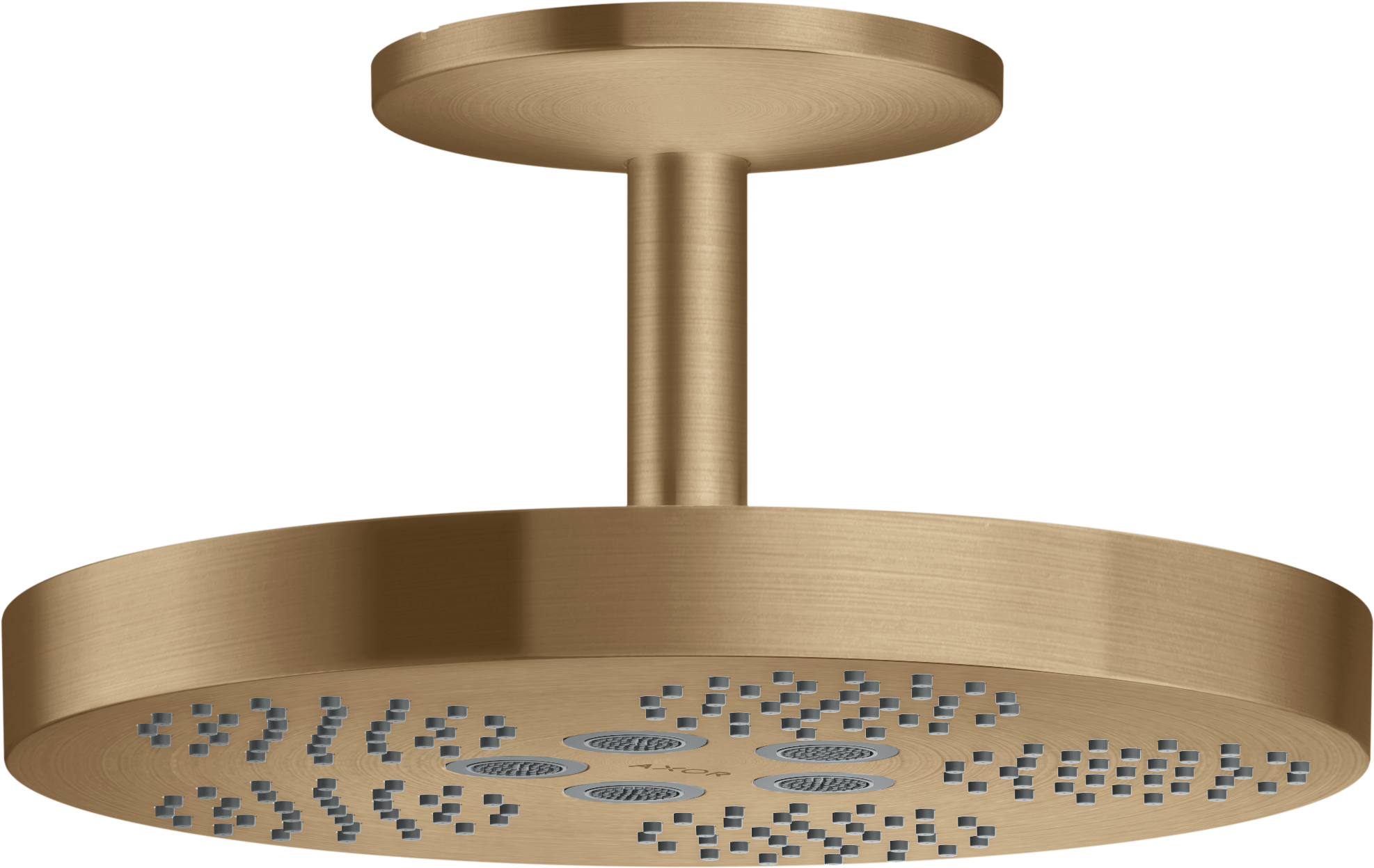 头顶花洒280 单速，带天花板连接管