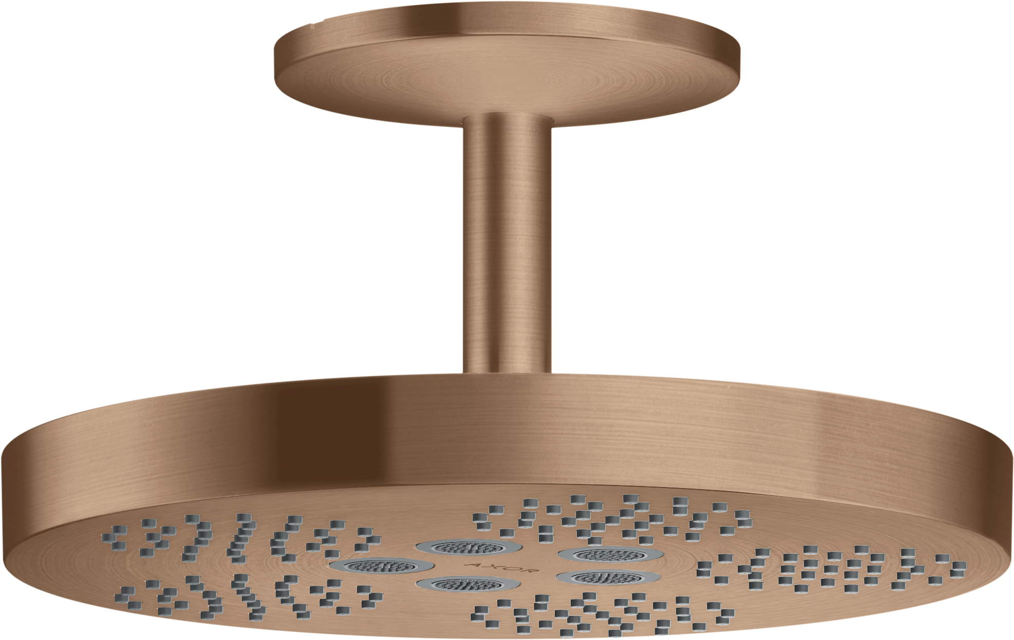 头顶花洒280 单速，带天花板连接管