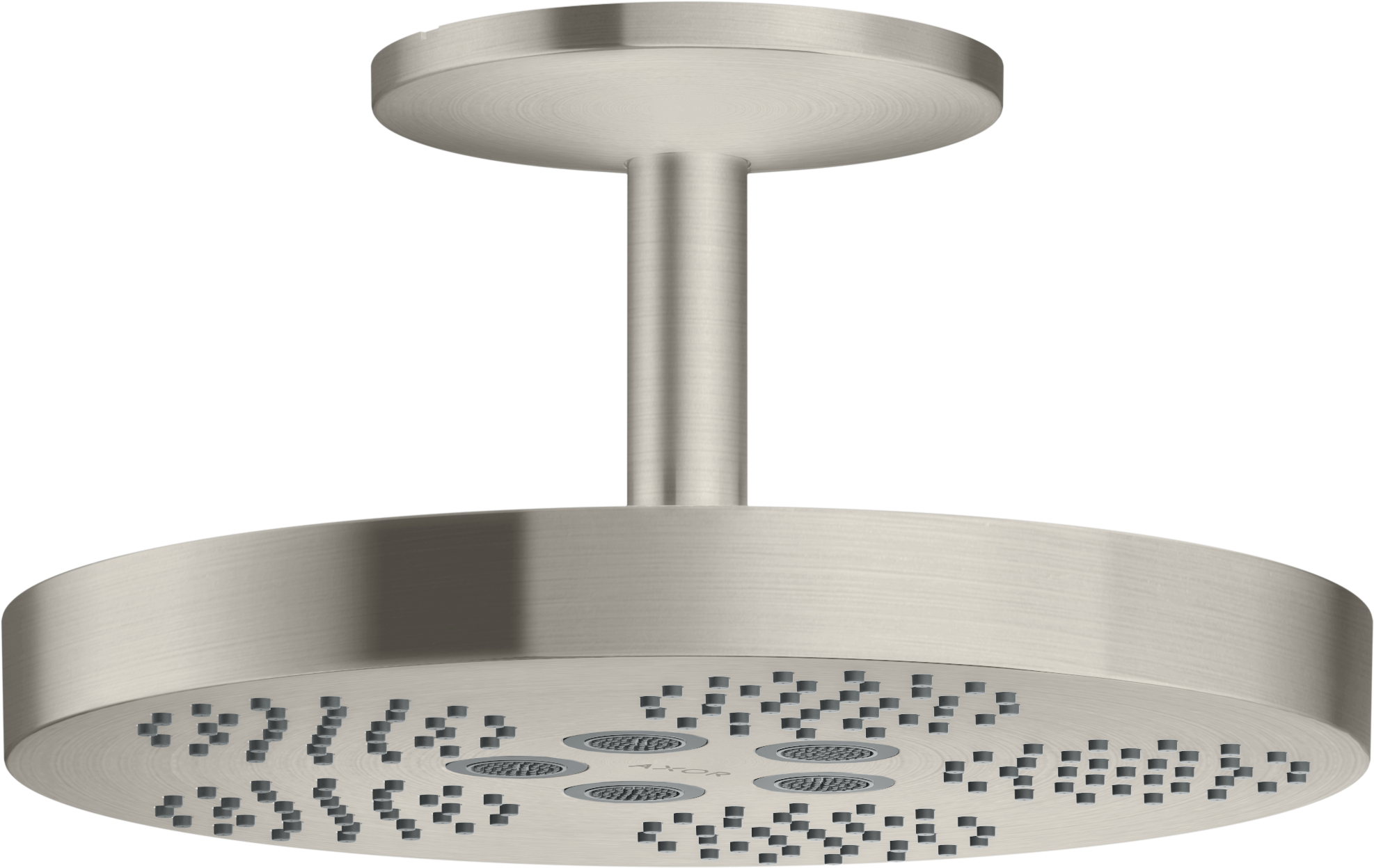 头顶花洒280 单速，带天花板连接管