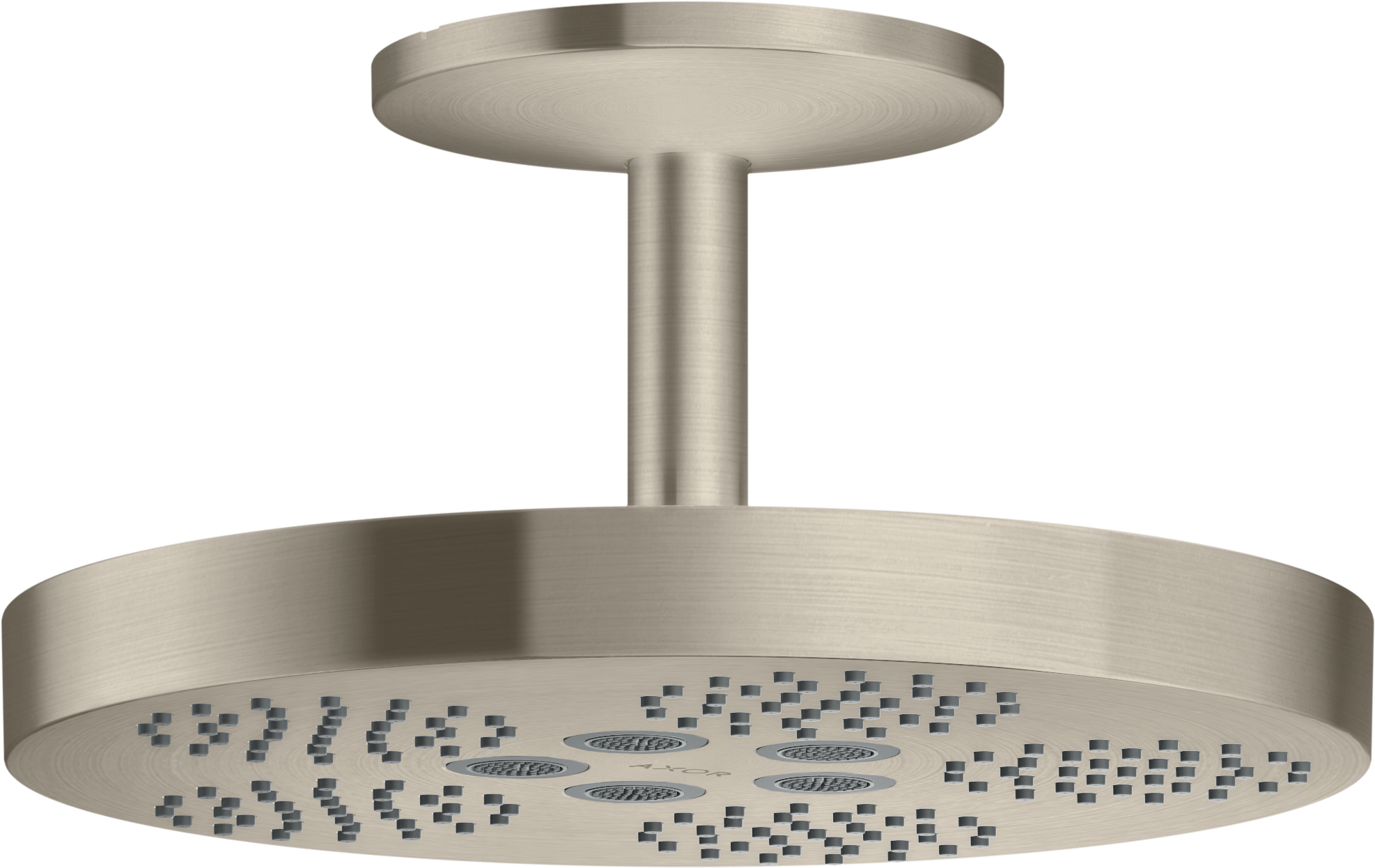 头顶花洒280 单速，带天花板连接管