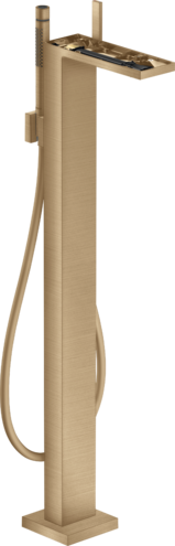 落地式单把手浴缸龙头，不带饰板