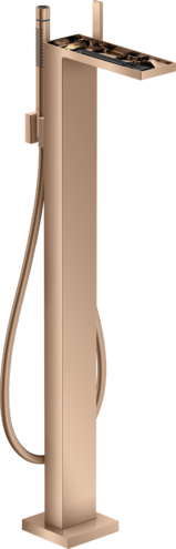 落地式单把手浴缸龙头，不带饰板