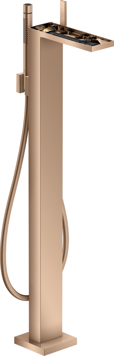 落地式单把手浴缸龙头，不带饰板