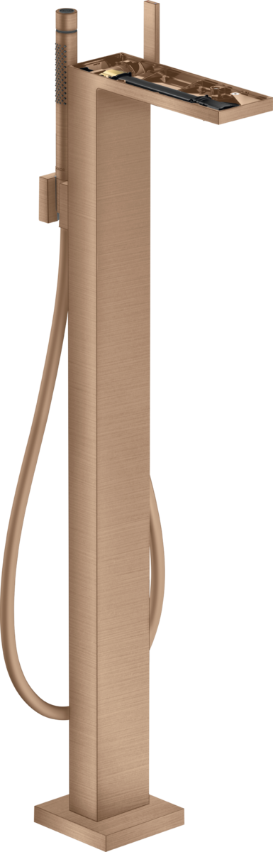 落地式单把手浴缸龙头，不带饰板