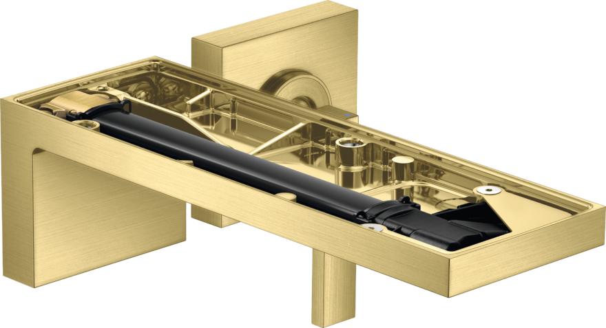 暗装墙出水单把手面盆龙头，出水嘴221mm，不带饰板