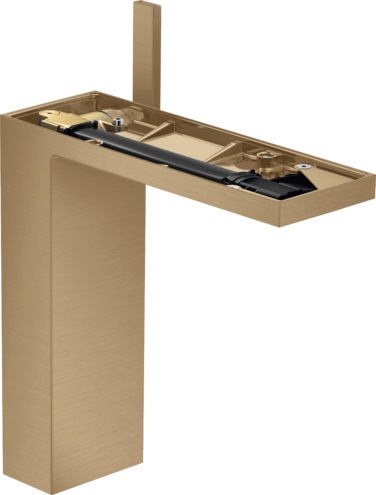 单把手面盆龙头230带按压落水(不带饰板）