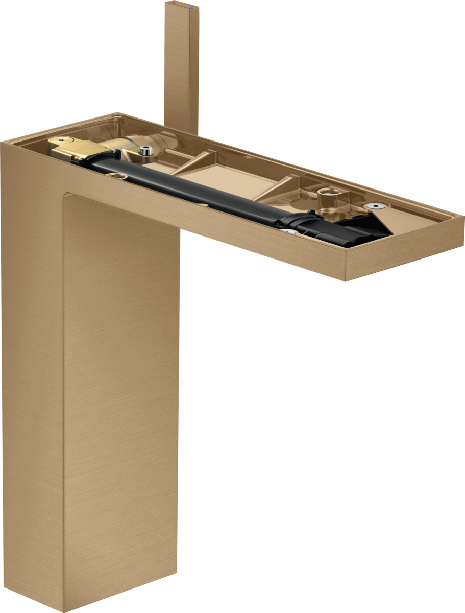 单把手面盆龙头230带按压落水(不带饰板）