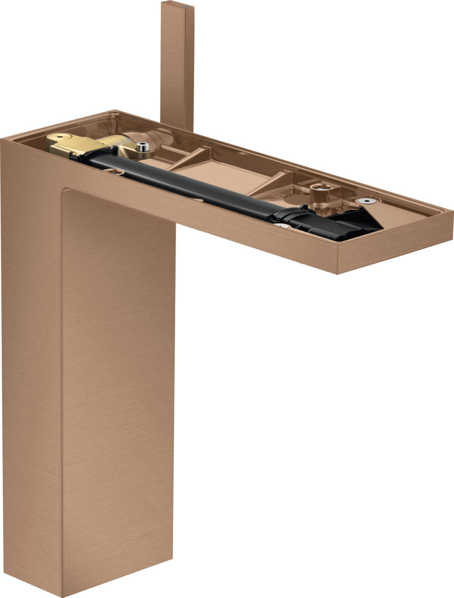 单把手面盆龙头230带按压落水(不带饰板）