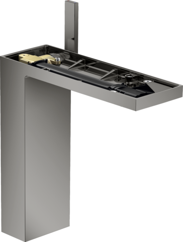 单把手面盆龙头230带按压落水(不带饰板）