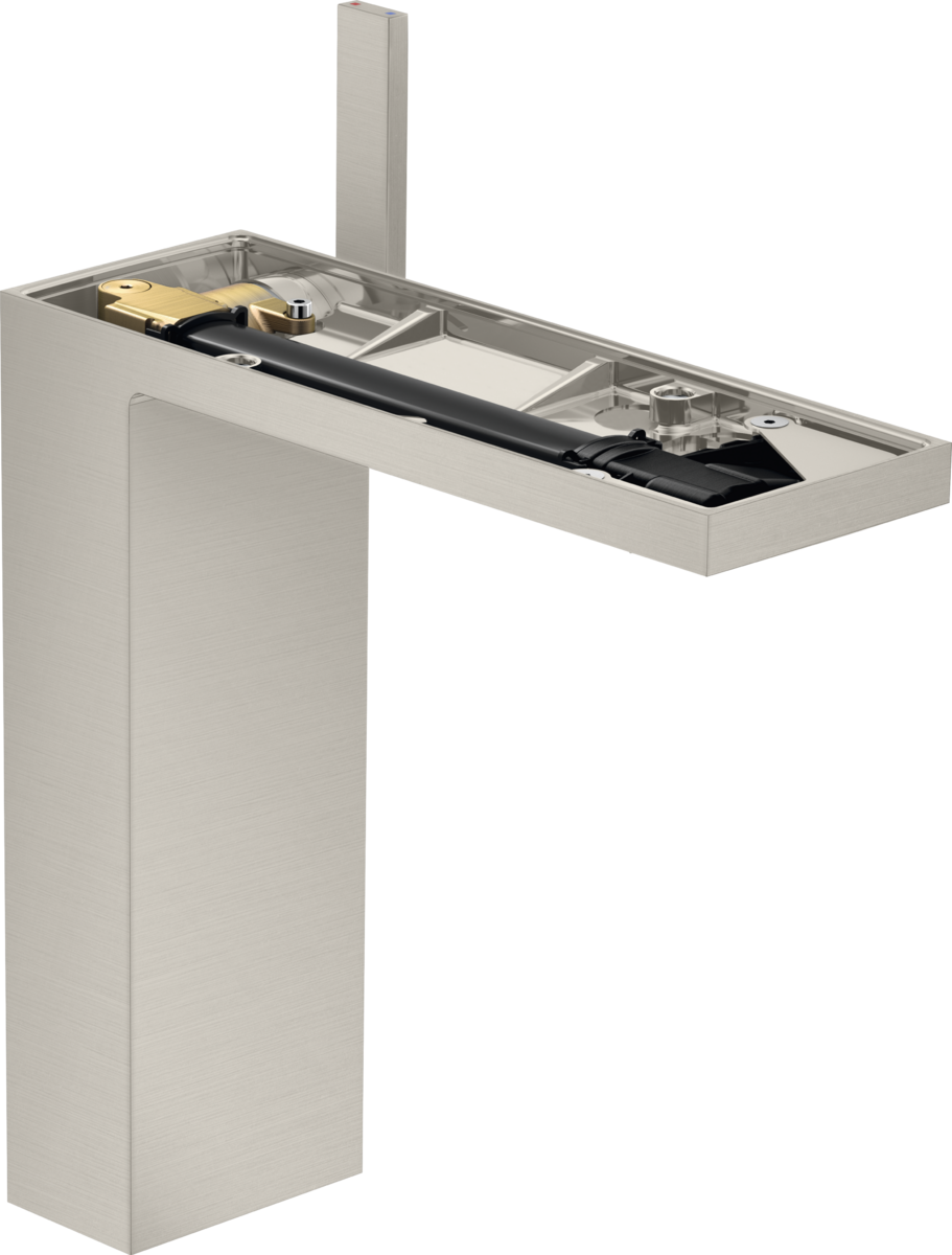 单把手面盆龙头230带按压落水(不带饰板）