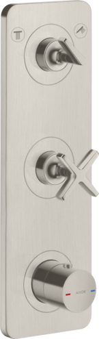 暗装两功能恒温模块380/120，带面板