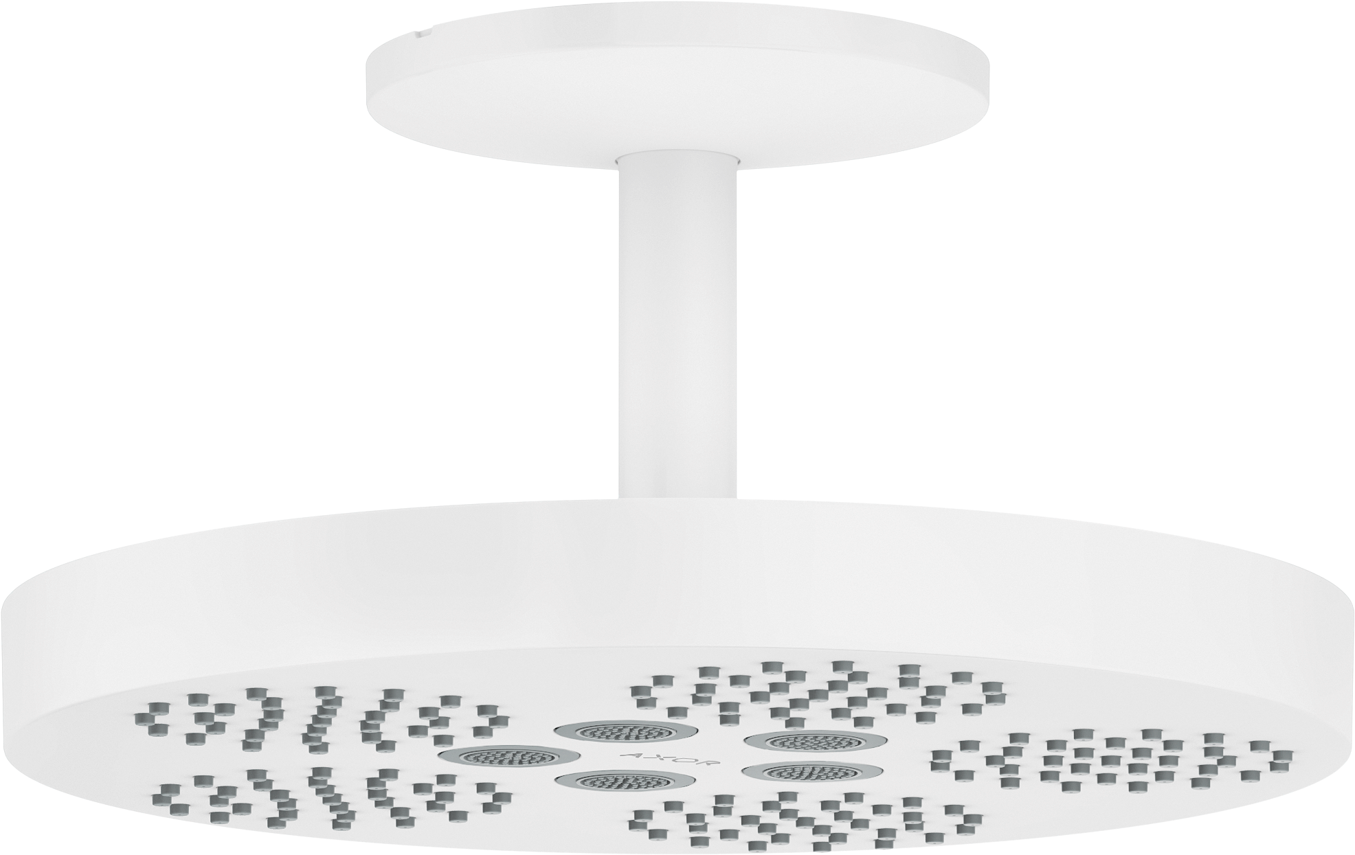 头顶花洒280 单速，带天花板连接管