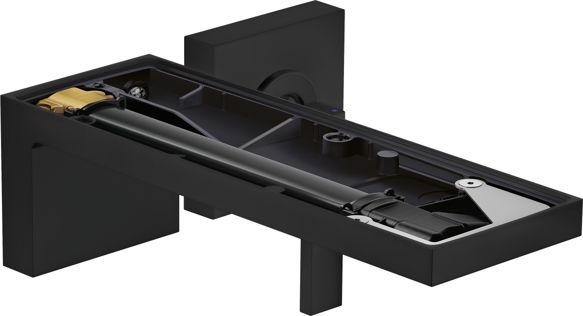 暗装墙出水单把手面盆龙头，出水嘴221mm，不带饰板