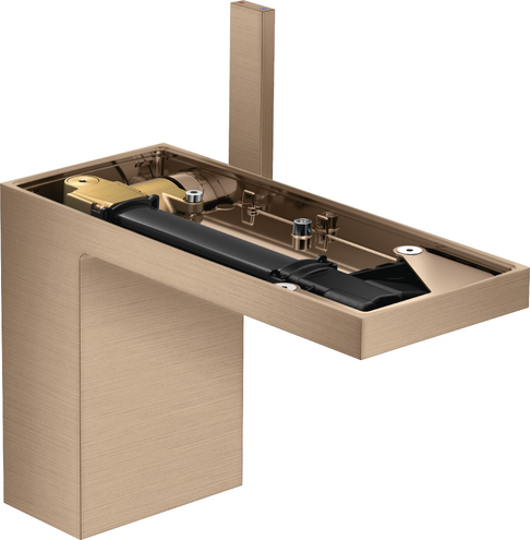 单把手面盆龙头110带按压落水(不带饰板）