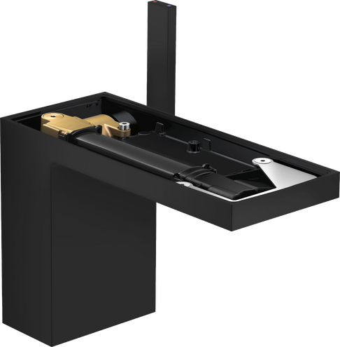 单把手面盆龙头110带按压落水(不带饰板）