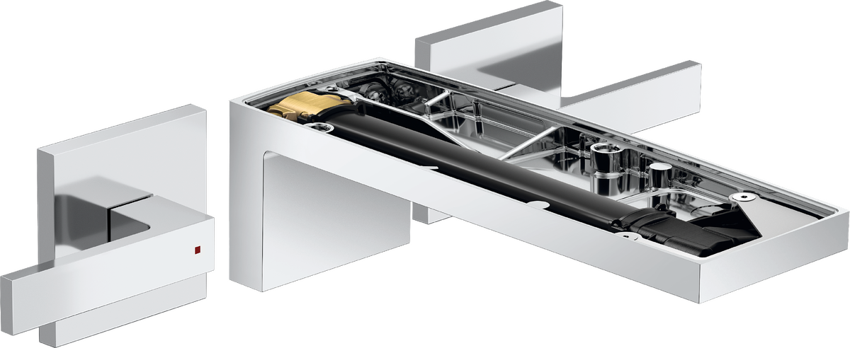 3孔墙装龙头(不带饰板）