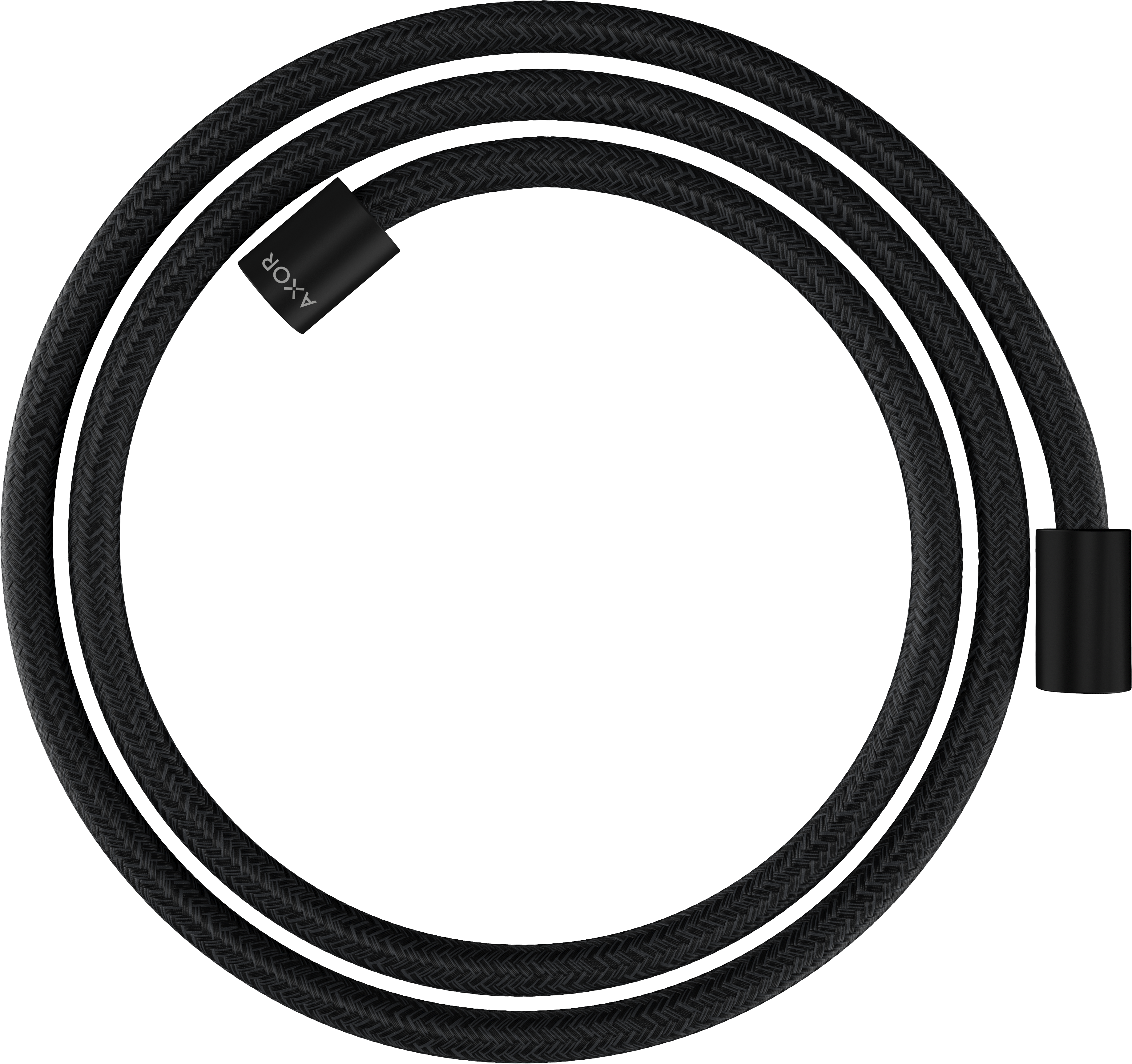 织物纹理花洒软管1.60m，带圆柱形螺母