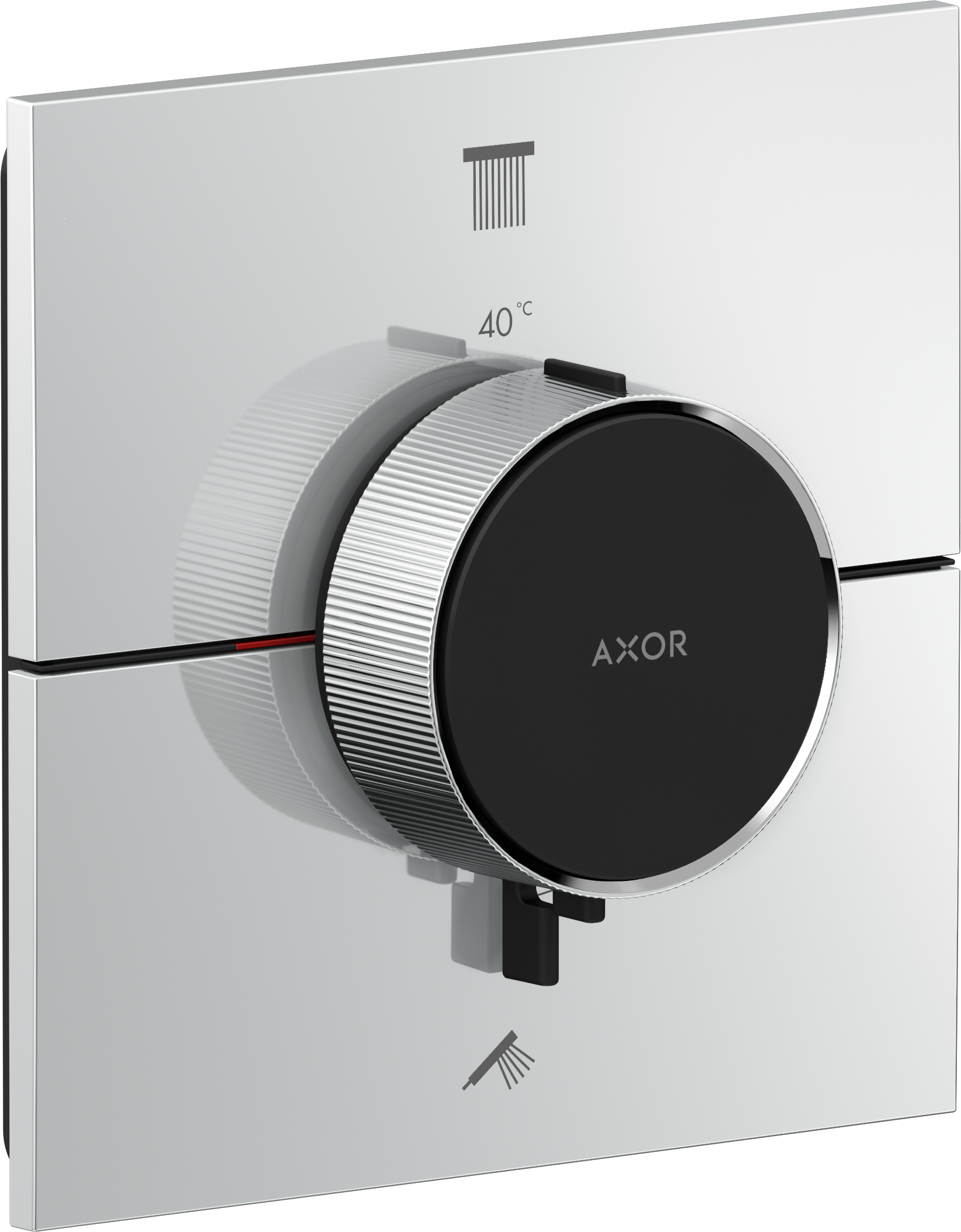 暗装两功能恒温龙头，方形