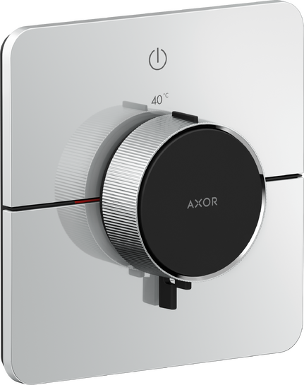 暗装单功能恒温龙头，柔和方形