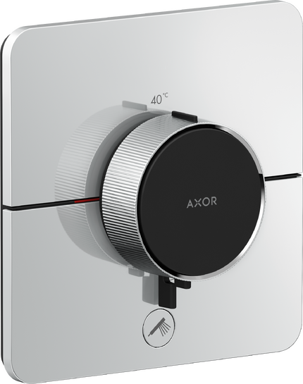 暗装单功能恒温龙头，柔和方形，带拓展功能