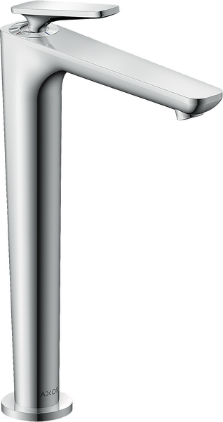 单把手面盆龙头250 冷启动，带长流水型落水