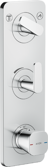 暗装两功能恒温模块 380/120，带面板