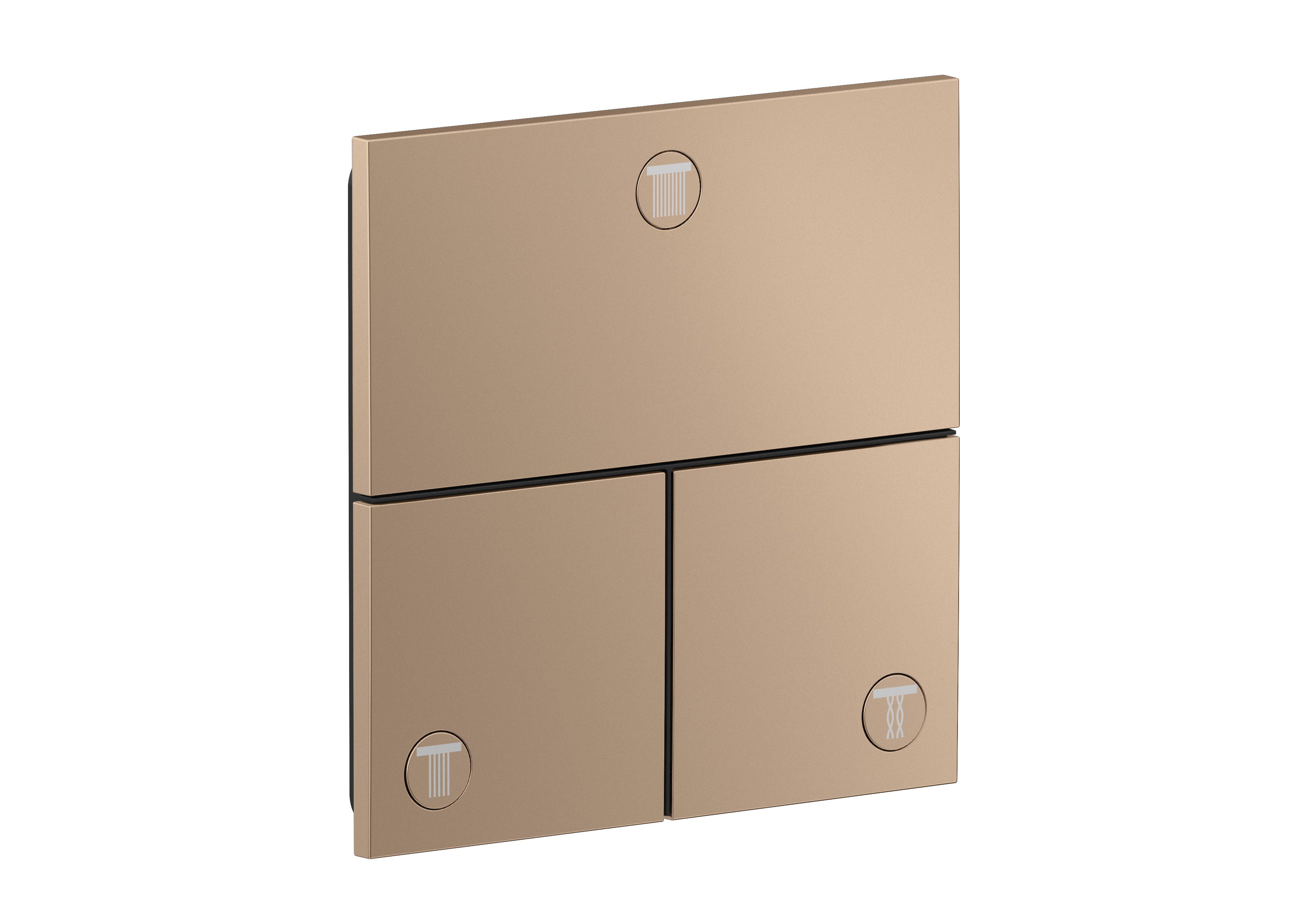 暗装三功能开关，方形