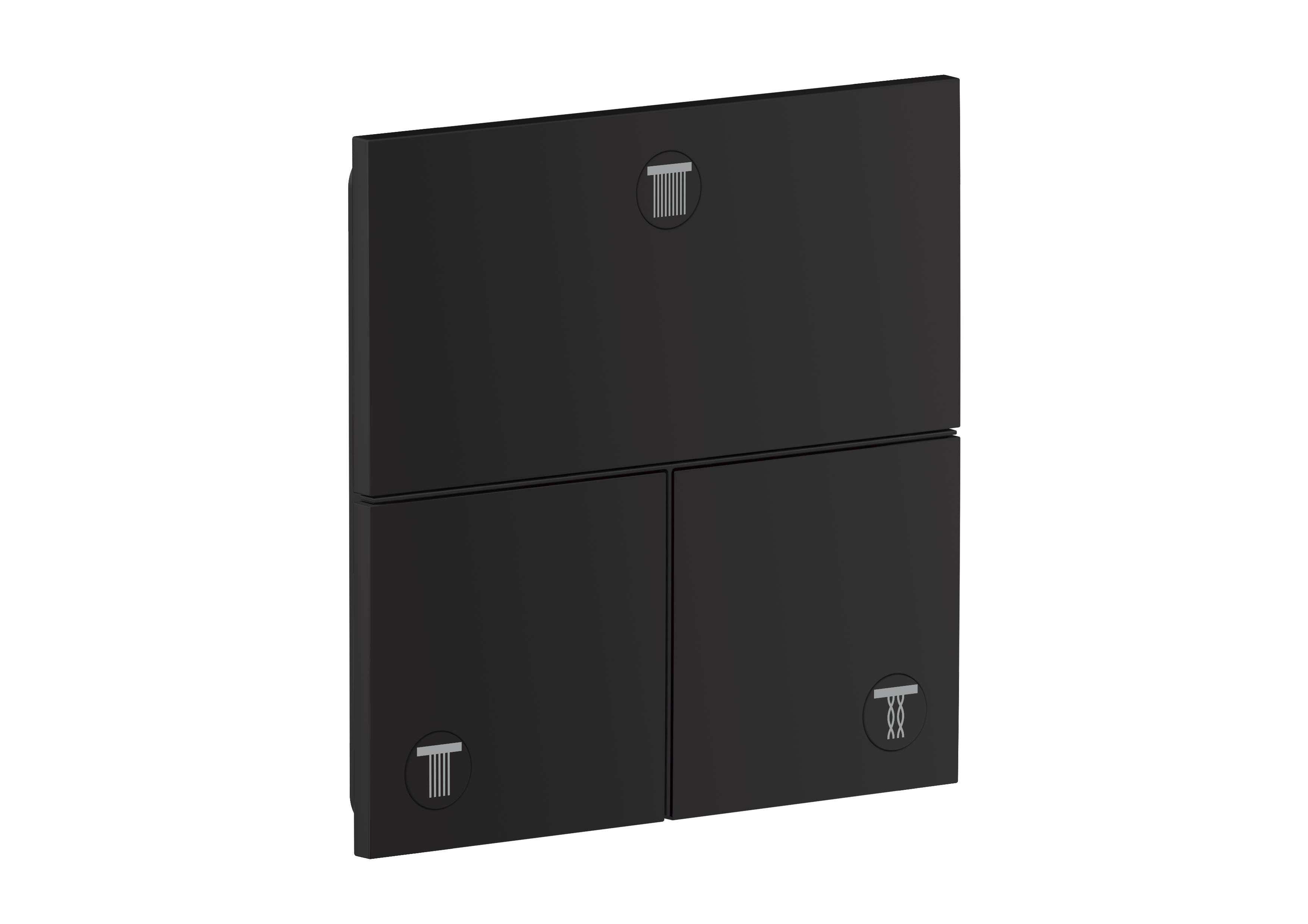 暗装三功能开关，方形