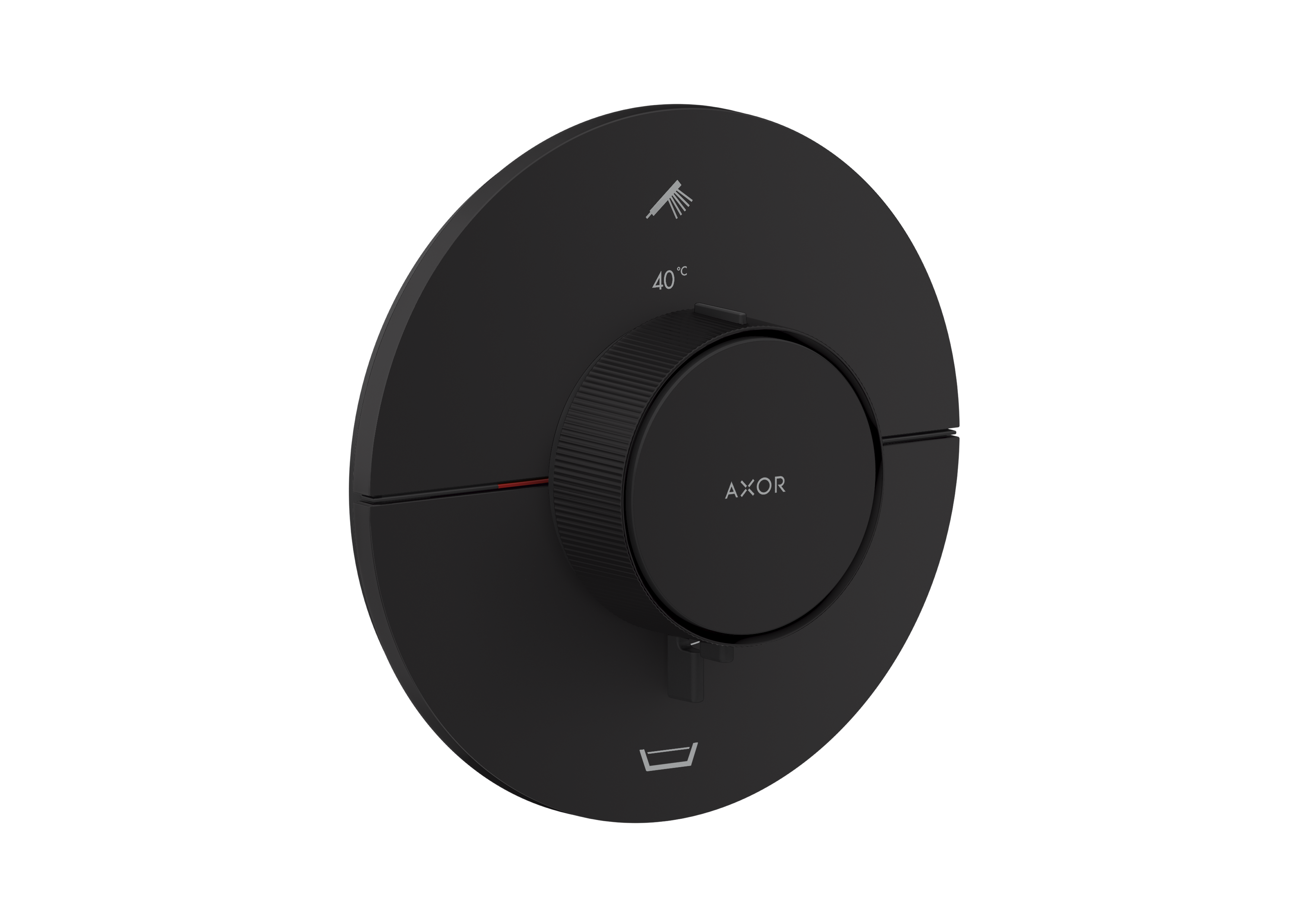 暗装两功能恒温龙头，圆形