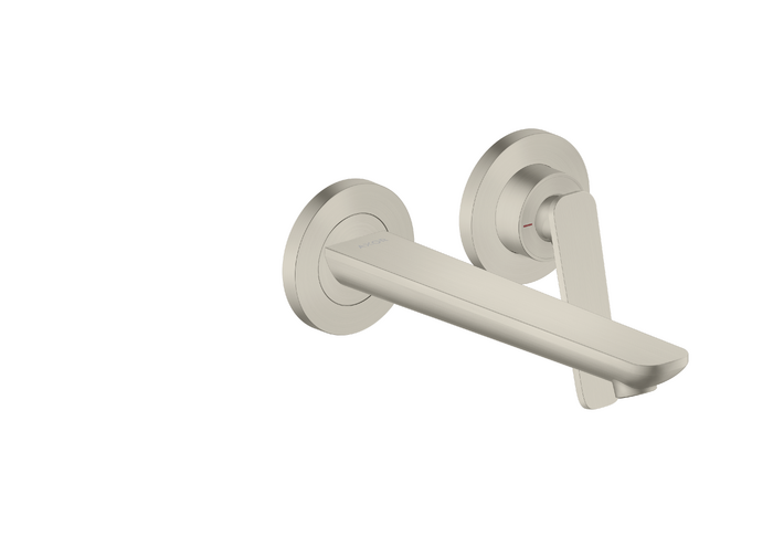 暗装墙出水两孔面盆龙头，带出水嘴195mm