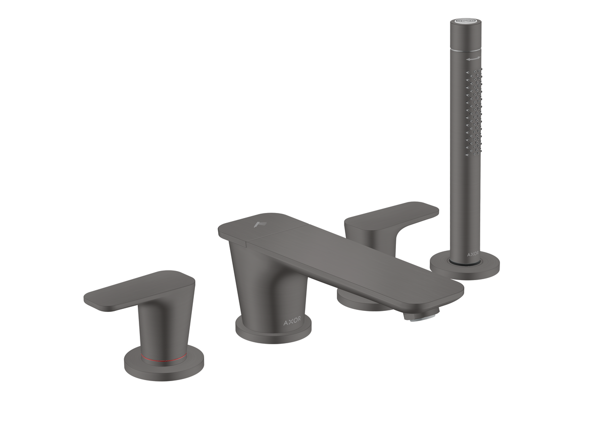 四孔翻边安装浴缸龙头