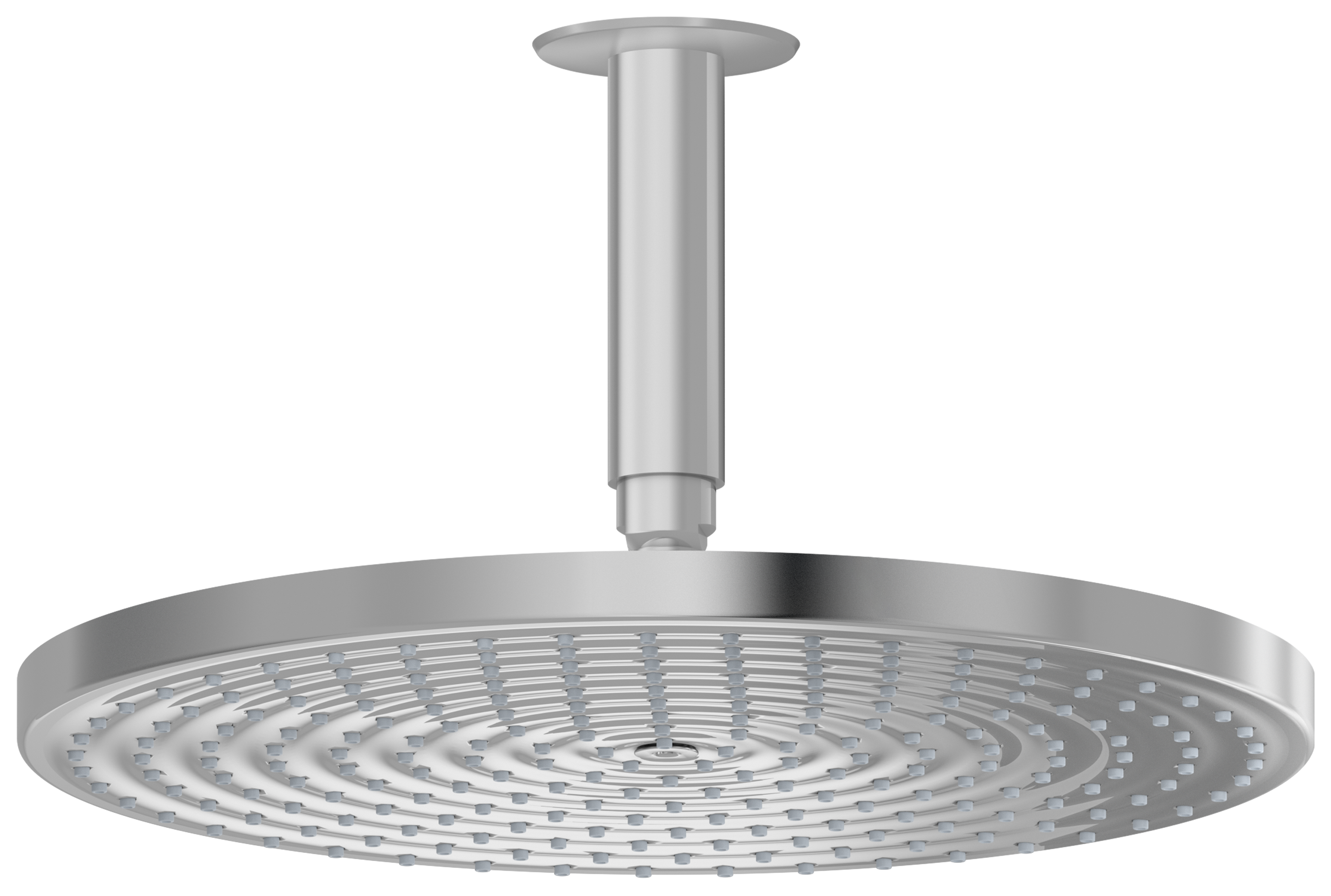 头顶花洒300单速带天花板连接管