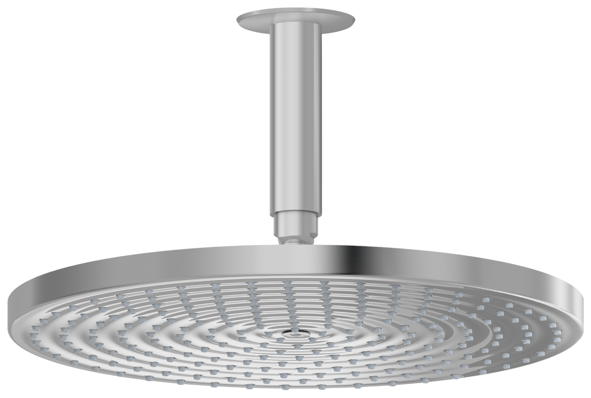 头顶花洒300单速带天花板连接管