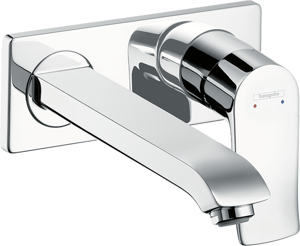 暗装墙出水单把手面盆龙头，出水嘴225mm