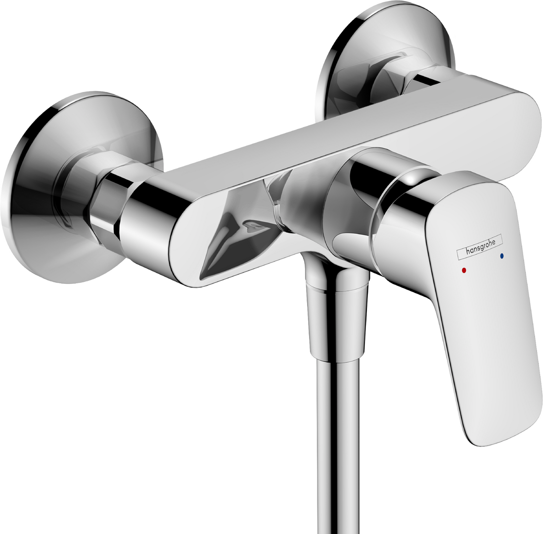 明装单把手淋浴龙头